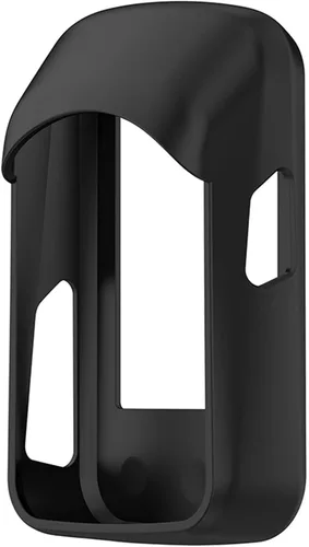 Vista 4 de Funda de silicona compatible con Wahoo Elemnt Bolt V2 GPS Ciclismo/Bike Computer Bundle Funda protectora de piel Accesorios de parachoques (negro)