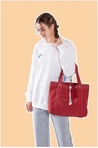 Vista 6 de Jeelow Bolso de mano de lona Bolso de hombro Crossbody Bolsas con bolsillos para hombres y mujeres