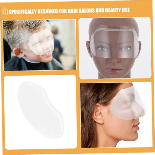 Vista 3 de PVC Hairdressing Facial Shield 300pcs for Eyes Face