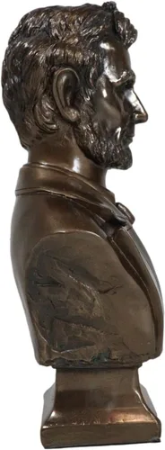 Vista 6 de Ebros Gift Estados Unidos de América 16º presidente Abraham Lincoln Busto Estatua inspiradora 7.5 pulgadas de alto guerra civil líder