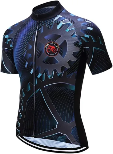 Vista 2 de JPOJPO hombres ciclismo Jersey conjunto,Bicicletas de la ropa del equipo pro manga corta MTB Bike Ropa Ciclismo