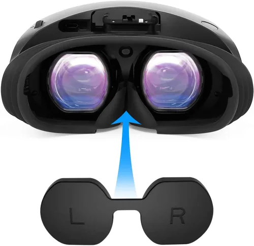Vista 6 de PECOOVR Lens Protector Glasses Spacer for PSVR 2 Prevent Eyeglass from Scratching + Thickened Silicone Lens Protection Cap Cover for Playstation VR2