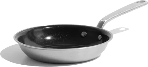 Vista 20 de Made In Utensilios de cocina CeramiClad 2.0 - Sartén antiadherente de 10 pulgadas (mango inoxidable), revestimiento de acero inoxidable de 5 capas