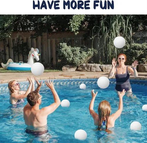 Vista 5 de Jexine Mini voleibol 4 pulgadas inflable voleibol conjunto con bomba