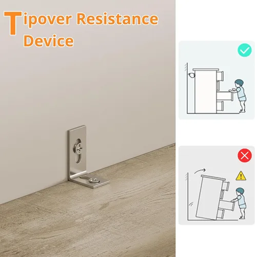 Vista 6 de IRONCK Estantería alta y estrecha de 8 niveles, estantería de esquina compacta, fácil de combinar para sala de estar, oficina, estudio, dormitorio