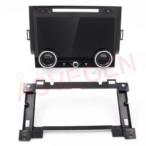 Vista 8 de Control de clima de CA de pantalla táctil LCD para Range Rover Sport L494 2013-2017 Panel de control de aire acondicionado HVAC AC de 10 pulgadas
