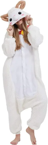 Vista 2 de SAMGU Adult Onesie Animal Halloween Cosplay Costume One Piece Pajamas for Women and Men