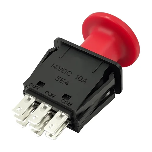 Vista 19 de 4174684 Interruptor de toma de fuerza de embrague de cortacésped, 8 terminales de 10 amperios, apto para cortacésped Dixie Chopper y compatible