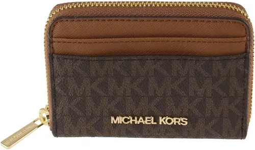 Vista 2 de Michael Kors Jet Set Travel - Estuche mediano con cremallera alrededor marróngrande caféEquipaje Funda tipo cartera para tarjetas