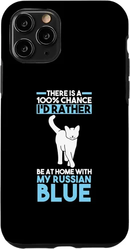 Vista 10 de Funda azul rusa para iPhone 15 Cat