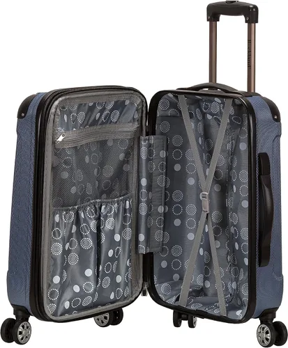 Vista 6 de Rockland London Equipaje con carcasa rígida con ruedas Azul F1901-BLUE
