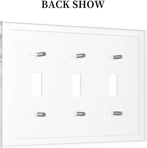 Vista 157 de Decorative Outlet Covers Blue Background White Cat Daisy Floral 2-Gang 1-Gang Wall Plate Single Toggle/Rocker Farmhouse Style Light Switch Covers
