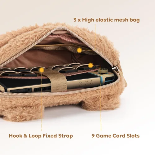 Vista 4 de Switch Case for NS Switch, innoAura 15 in 1 Switch Accessories Bundles with Switch Carrying Case, Switch Game Case, Switch Protective Case, Switch