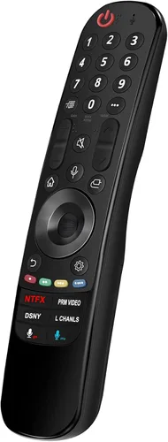 Vista 3 de Control remoto de voz mágica de repuesto AN-MR21GA para LG TV 65QNED90UPA 65QNED95UPA 65QNED99UPA 75QNED90UPA 75QNED95UPA 75QNED99UPA 86QNED90UPA