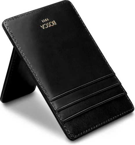 Vista 3 de Bosca Cartera con bolsillo frontal para hombre en piel vieja - RFID