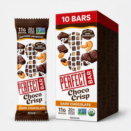 Vista 22 de Perfect Bar - Barra de proteínas refrigerada original, sabor mantequilla de maní