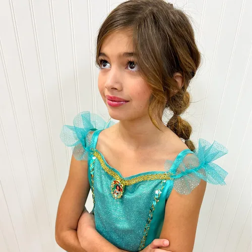 Vista 4 de Disguise Girls Princess Jasmine Costume for Girls, Official Disney Princess Costume Outfitchildrens-costumes