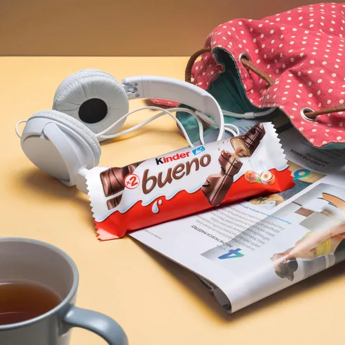 Vista 2 de Ferrero Kinder Bueno paquete de 5 unidades 5x43g/5x1.5oz