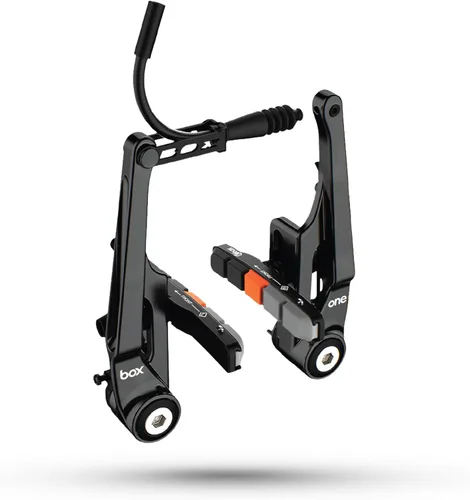 Vista 10 de Box Frenos en V BMX de gran tamaño de 85 o 4.252 in con pivotes de rodamiento sellados, fideos de cable flexible, brazos forjados en frío y perno