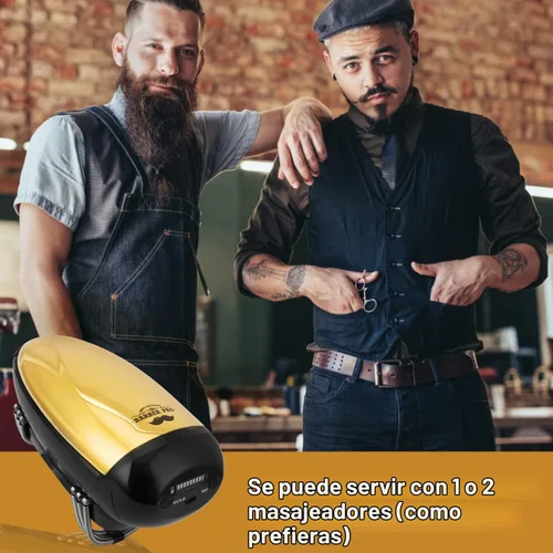 Vista 5 de Masajeador de calor de mano profesional con cordón/inalámbrico, carga USB, vibración para cuello, piernas, mano, 2 nodos de masaje, 1 botón caliente
