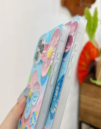 Vista 6 de Funda de silicona suave compatible con iPhone 17 de 6.3 pulgadas, funda protectora de silicona suave para mujer (mariposa azul)