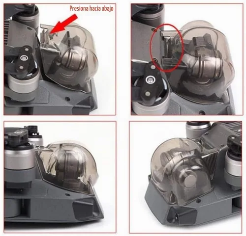 Vista 3 de Gimbal Guard Protector Bloqueo Lente de Cámara Cubierta para DJI Mavic Pro