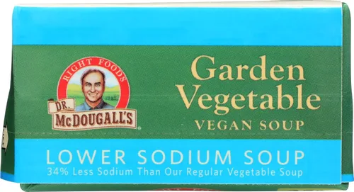 Vista 5 de Dr Mcdougalls, sopa de verduras de jardín baja en sodio, 17.9 onzas