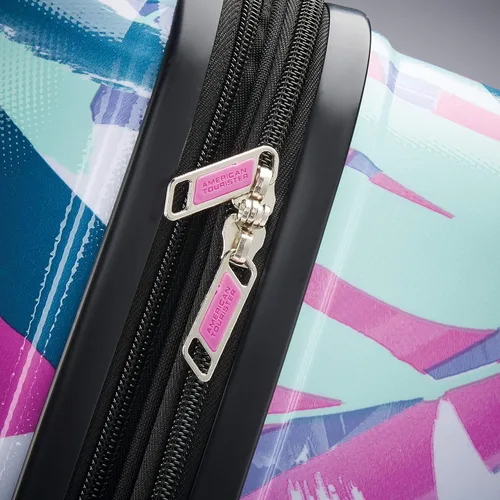Vista 7 de AMERICAN TOURISTER Moonlight Hardside - Equipaje expandible con ruedas giratorias, Palm Trees), 92504
