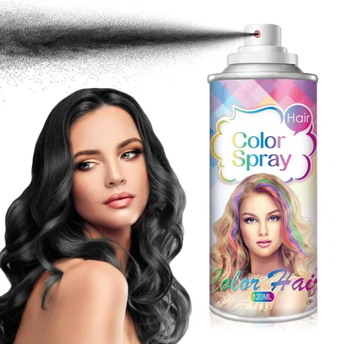 Vista 10 de AIUEO Spray para el cabello rojo Temporal Tinte para el cabello Tinte para rojo (Fired Red)