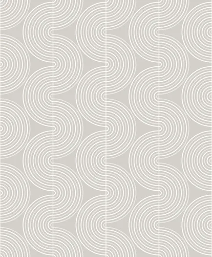 Vista 12 de NextWall Papel pintado Zen Geometric Peel and Vinyl Stick (Lunar Rock & Metallic Pearl) - Uno