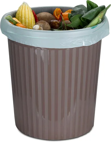 Vista 4 de Bolsas de compostaje de 33 galones, bolsas de basura compostables, extra gruesas de 1.1 mil, bolsas de compost para cocina, bolsas de basura