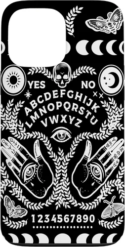 Vista 24 de Ouija Talking Spirit Board Gothic Witchy Funda de manos para iPhone 17