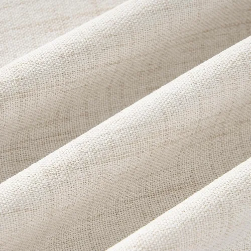 Vista 9 de Cortinas plisadas de lino opacas de 96 pulgadas de largo, juego de 2 paneles para oscurecer la sala de estar/dormitorio, cortinas térmicas virales