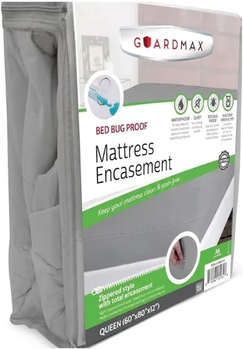 Vista 36 de Protector de colchón Guardmax con cremallera funda contra insectos para cama 100% impermeable suave, hipoalergénico y transpirable