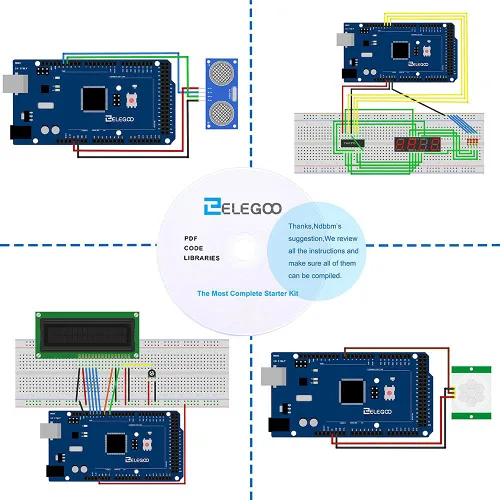Vista 5 de ELEGOO UNO Project Super Starter Kit & ELEGOO Mega R3 Project El kit de inicio definitivo más completo