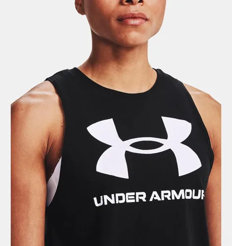 Vista 6 de Camiseta sin mangas con estampado deportivo en vivo para mujer