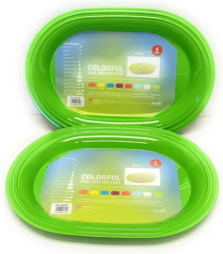 Vista 29 de Mintra Home - Platos reutilizables para servir (azul, cuadrado, 2 unidades (14 pulgadas)