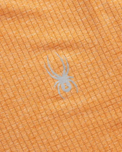 Vista 2 de Spyder Sudadera activa para hombre Sudadera térmica acanalada con capucha de forro polar Performance Tech Suéter de entrenamiento para hombre