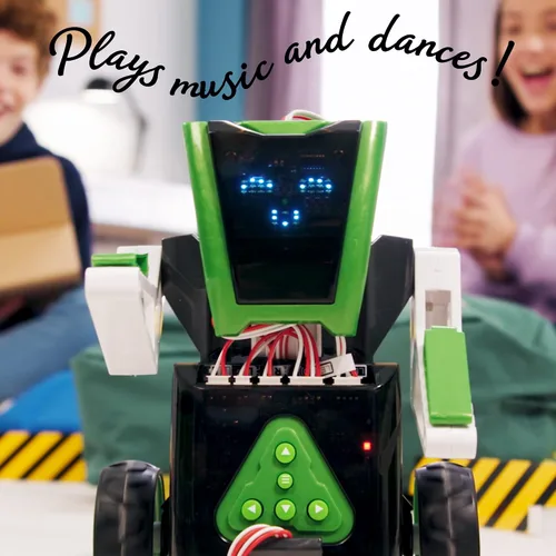 Vista 9 de Thames & Kosmos Robótica: máquinas inteligentes - Sidekick Construye un Rover de 4 ruedas y un robot de 2 ruedas Introducción personalizable a