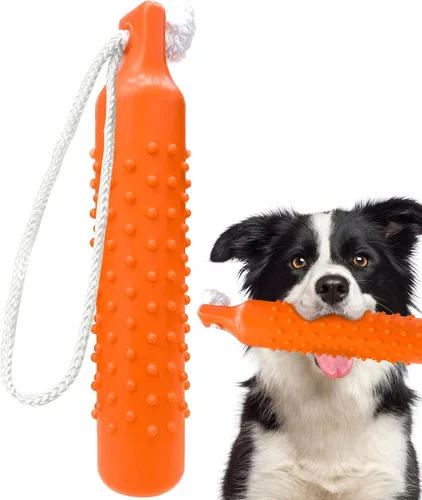 Vista 7 de BINGPET Juguete flotante para perros, 10.8 pulgadas, juguete grande de entrenamiento para recuperar parachoques, juego de remolcador para perros