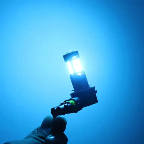 Vista 4 de Alla Lighting - Bombillas LED H8 H11, reemplazo para luces antiniebla o lámparas DRL, 8000K azul hielo 12V, H11LL, H8LL, H16, para automóviles