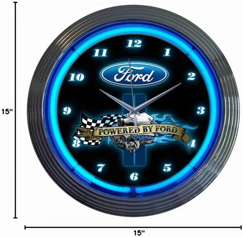 Vista 2 de Desarrollado por Ford Neon Clock