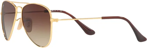 Vista 3 de Ray-Ban Gafas de sol de aviador de metal RJ9506S para niños
