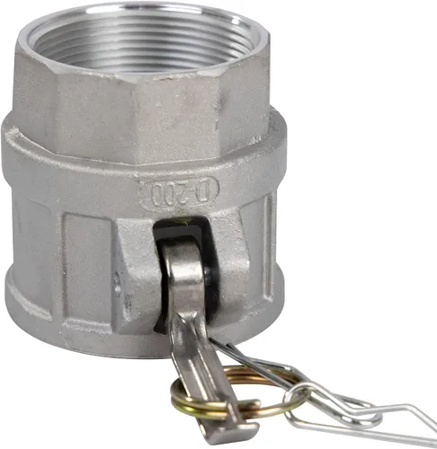 Vista 7 de 2 piezas de aluminio Camlock (1 pulgada D) accesorios de manguera de leva y ranura, accesorios de bloqueo de leva, acoplador hembra x rosca NPT