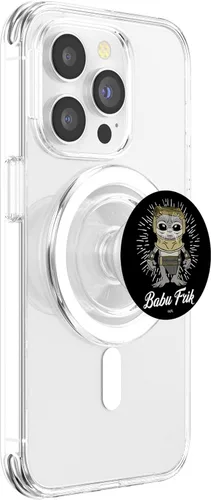 Vista 3 de Star Wars: The Rise Of Skywalker Babu Frik Cute Cartoon PopSockets MagSafe PopGrip para iPhone