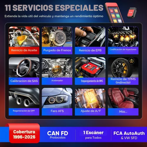 Vista 5 de Autel Escáner MaxiDiag MD909 PRO, herramienta de diagnóstico de todo