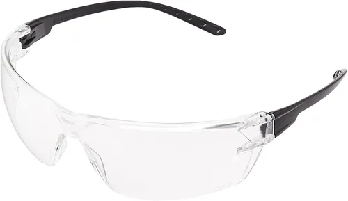 Vista 2 de Amazon Basics Anti-Fog Safety Glasses, Eye Protection, Scratch Resistant, UV Protection, Clear/Black, 12-Pack