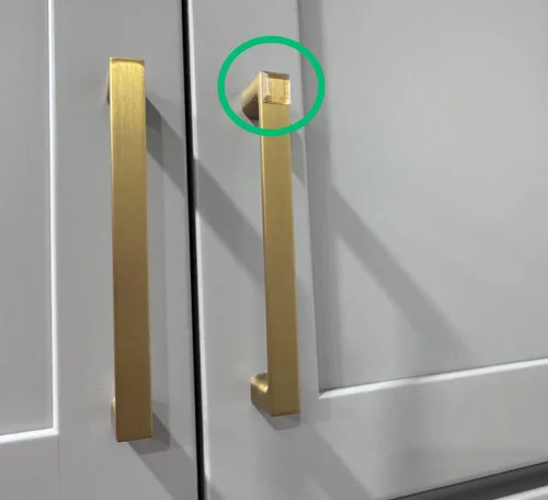 Vista 7 de Parachoques para puerta de gabinete, 61 almohadillas de goma suave transparente, tapones de gabinete autoadhesivos fuertes multiformas, adecuados
