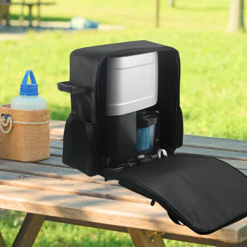 Vista 7 de Bolsa de transporte para máquina de helados Ninja CREAMi NC301 y NC501, bolsa portátil de viaje para máquina de helados, bolsa de almacenamiento