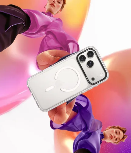 Vista 2 de CASETiFY Funda transparente para iPhone Air [No se amarillea/Magsafe/Protección contra caídas de grado militar 3X de 1.98 m] - Transparente No se